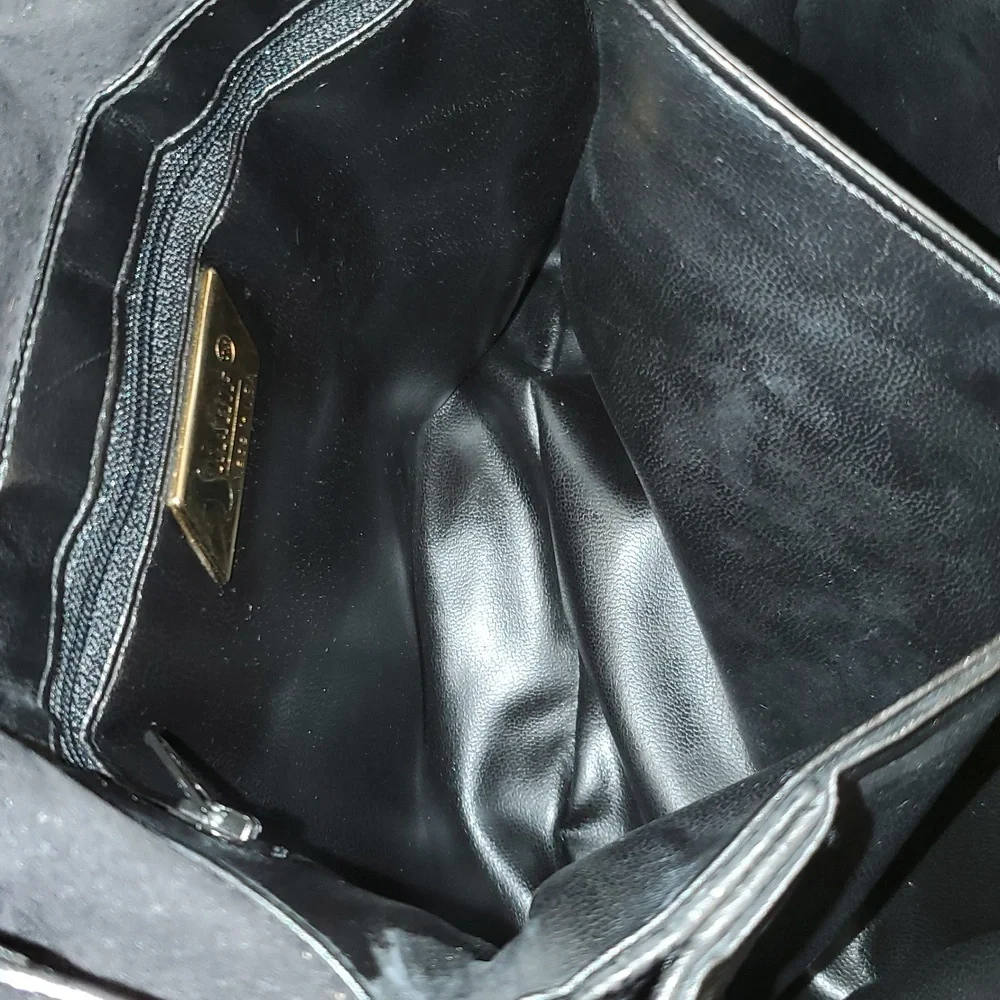 USA🇺🇲 SHARIF Elegant Black Leather Crossbody Bag